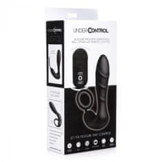 Under Control Vibrator prostate z obročkom za penis in daljincem