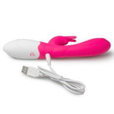 Easytoys Silikonski rabbit vibrator, roza