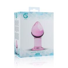 Gildo Steklen analni čep Pink Glass