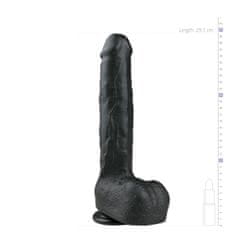 Easytoys Dildo 29,5 cm, črn