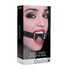 Ouch Gag Ring, črn