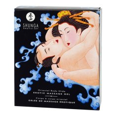 Shunga Gel za masažo Shunga Strawberry &amp; Champagne, 2 x 250 ml