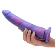 Strap U Silikonski dildo z bleščicami Magic Stick - 20 cm