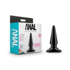 Anal Adventures Analni čep Anal Adventures - Easy Plug, črn