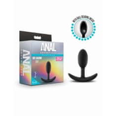 Anal Adventures Obtežen analni čep Anal Adventures Platinum - Vibra Slim, small