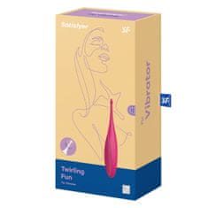 Satisfyer Točkovni stimulator klitorisa Satisfyer Twirling fun, roza