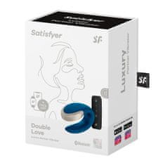 Satisfyer Vibrator za pare Satisfyer Double Love, moder