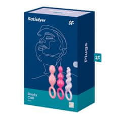 Satisfyer Set barvnih analnih čepov Satisfyer Booty Call