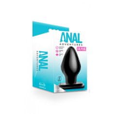 Anal Adventures Analni čep Anal Adventures - XXL Plug, črn