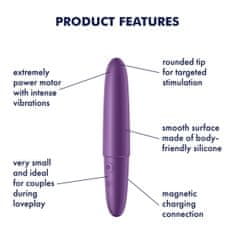 Satisfyer Vibrator Satisfyer Ultra Power Bullet 6, vijoličen