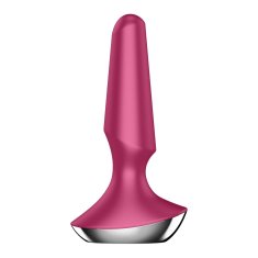 Satisfyer Satisfyer vibracijski analni čep Plug-ilicious 2, rdeča