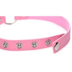 Master Series Choker Kinky Kitty, roza