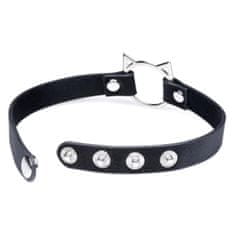 Master Series Choker Kinky Kitty, črn