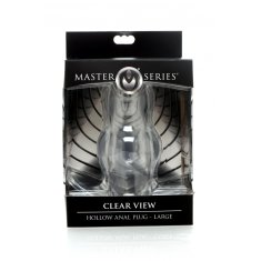 Master Series Votel analni čep Clear View, large