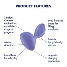 Satisfyer Vibracijski analni čep Satisfyer Sweet Seal, lila