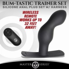 Master Series Vibrator za prostato s pasom in daljincem P-Spot Plugger