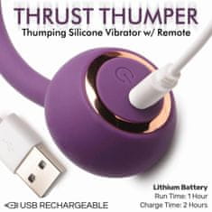 Inmi Silikonski vibrator z daljincem Thrust Thumper, 