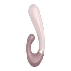 Satisfyer Rabbit vibrator z aplikacijo Satisfyer Heat Wave, roza