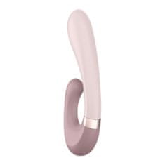 Satisfyer Rabbit vibrator z aplikacijo Satisfyer Heat Wave, roza