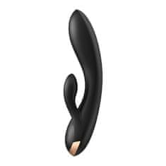 Satisfyer Rabbit vibrator Satisfyer Double Flex, črn