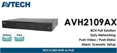 Avtech Komplet kamer 1x NVR AVH1109 in 4x 2MPX IP Bullet kamera DGM2103ASVP + 4x UTP kabel 1x RJ45 - 1x RJ45 Cat5e 15m!