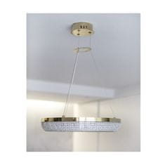 Greatstore Ekskluzivni zlati lestenec Ø 90 cm s kristali DREAM Gold 23107