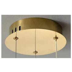 Greatstore Ekskluzivni zlati lestenec Ø 90 cm s kristali DREAM Gold 23107