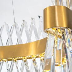 Greatstore Monte Carlo GOLD LED lestenec s čudovitimi kristali Ø60cm Crystal GOLD 11530