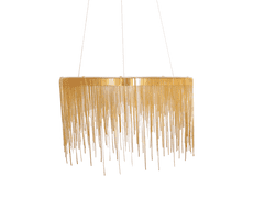 Greatstore GOLD Avenue lestenec zlate verige Ø60cm 11909