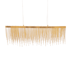Greatstore GOLD Avenue fontana dvojni lestenec zlate verige 100cm 11911
