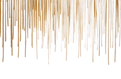 Greatstore GOLD Avenue lestenec zlate verige Ø60cm 11909
