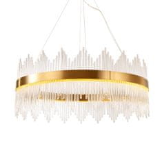 Greatstore Zlati lestenec s kristali Ø 40 cm Royal Crystal Gold 11521