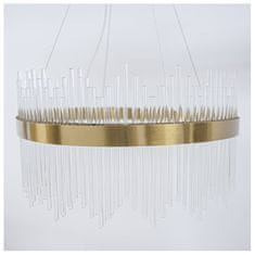 Greatstore Zlati lestenec s kristali Ø 40 cm Royal Crystal Gold 11521