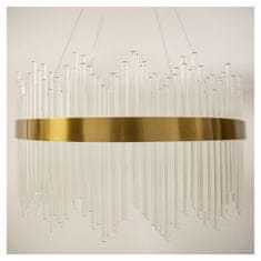 Greatstore Zlati lestenec s kristali Ø 40 cm Royal Crystal Gold 11521