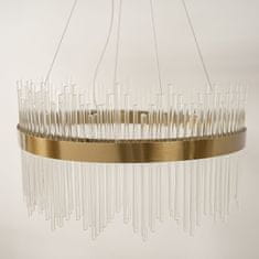 Greatstore Zlati lestenec s kristali Ø 40 cm Royal Crystal Gold 11521