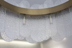 Greatstore Ekskluzivni barcelonski lestenec s kristalnimi palicami Ø 100 cm zlata 22843