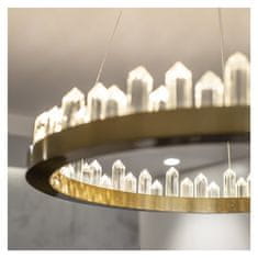 shumee Venus Crystal okrogel ZLATI lestenec s kristali 60cm Vildevik 11241