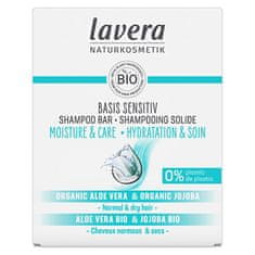 Lavera Trdni šampon za občutljivo lasišče Basis Sensitiv (Shampoo Bar) 50 g