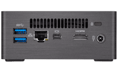 Gigabyte BRIX Mini-PC NUC J5005, DDR4, SATA, Wi-Fi