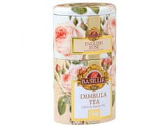 Basilur BASILUR English Rose & Dimbula 2 in 1 - črni lističi čaj v okrasni škatli, 100g x6