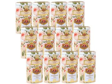 Basilur BASILUR English Rose & Dimbula 2 in 1 - črni lističi čaj v okrasni škatli, 100g