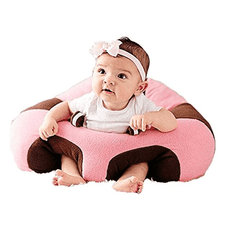 Otroški počivalnik | 360° podpora dojenčka | Učenje samostojnega sedenja | Plišasti fotelj | Moder