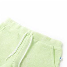 Vidaxl Otroške kratke hlače z vrvico neonsko rumene 104
