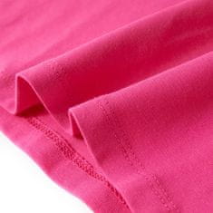 shumee Otroška majica s kratkimi rokavi temno roza 128