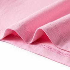 Vidaxl Otroška majica s kratkimi rokavi živo roza 92