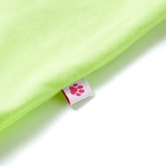 Vidaxl Otroška majica s kratkimi rokavi neon rumena 92