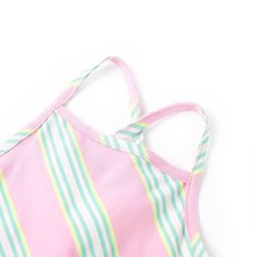 Vidaxl Otroška obleka brez rokavov z vrvico svetlo roza 116