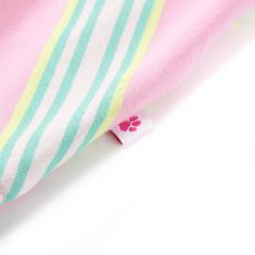 Vidaxl Otroška obleka brez rokavov z vrvico svetlo roza 116