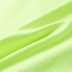 Vidaxl Otroška majica neon rumena 140