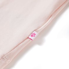 Vidaxl Otroška majica s kratkimi rokavi nežno roza 92